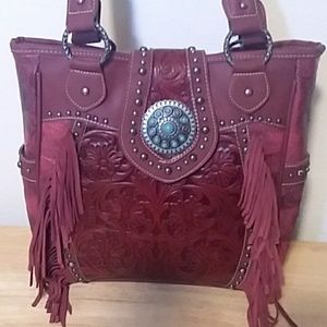 Trinity Ranch by Montana West Fringed Shoulder Bag
